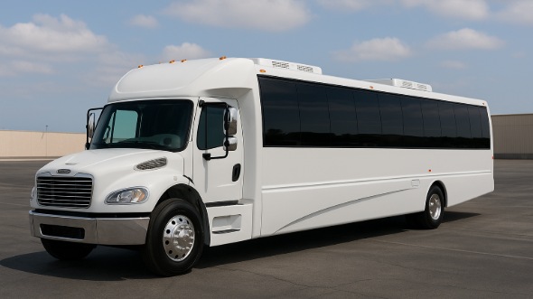 Exterior of Charter Bus Company Haverhill's 20 Passenger Party Bus in Haverhill