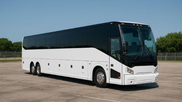 Exterior of Charter Bus Company Lynn's 40 Passenger Party Bus in Lynn